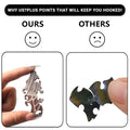 Comparison of puzzle pieces: the left image showcases a smooth-edged, patterned piece with a smiling face, typical of the unique shapes found in the Wooden Puzzles Beach Starfish Sea Sunset Jigsaw Puzzles by lycheepuzzles; meanwhile, the right image features a standard piece with a frowning face, underscoring how diverse designs can enhance stress relief.